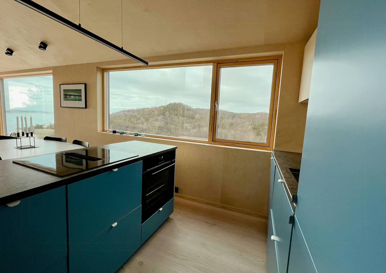 Architektenhaus mit Meerblick auf Stokkøy in Åfjord