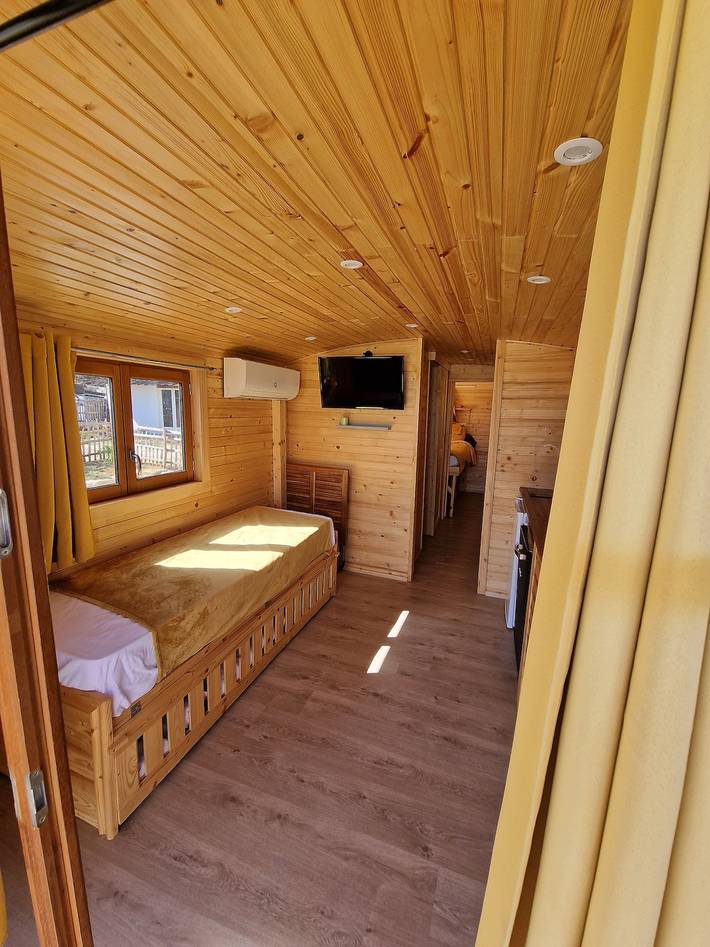 Mobil home pour 4 personnes, avec jardin à Journiac - 2