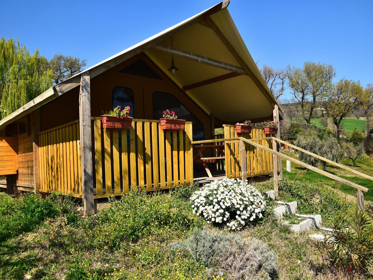 Glamping in Italia vicino all'Adriatico in Lapedona, Provincia di Fermo