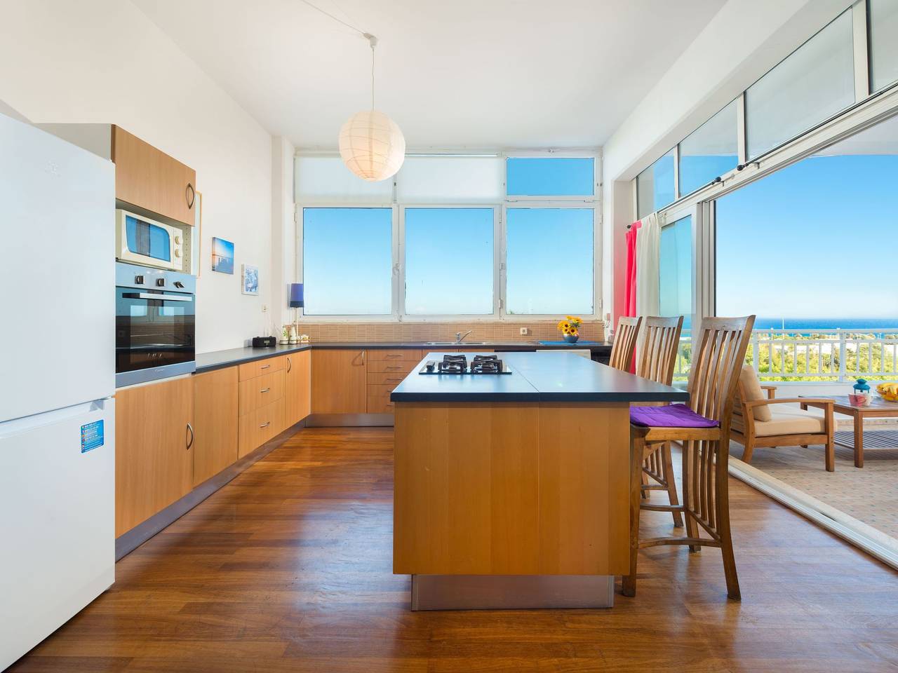 Ganze Wohnung, Drei-Zimmer-Wohnung mit Meerblick in Rhodos Stadt, Rhodos