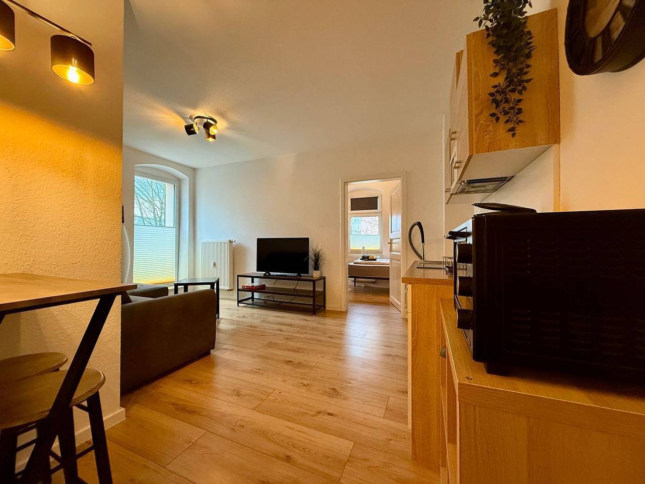 Entire apartment, Monteurwohnung Sporbitzer Stübchen 2 in Dresden with Terrace in Dresden, Dresden region
