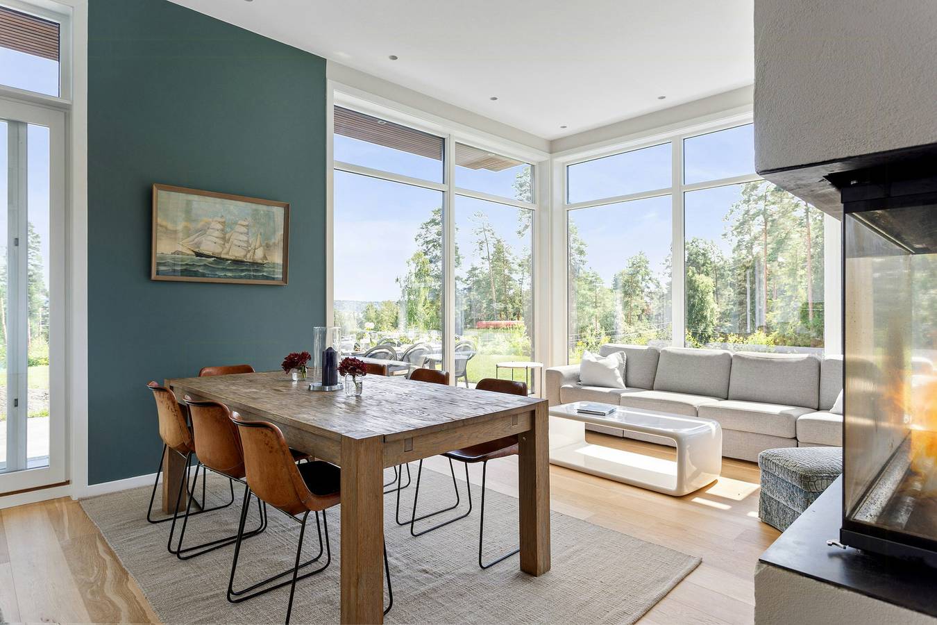 Rymlig stuga på bilfri ö med panoramautsikt in Bærum