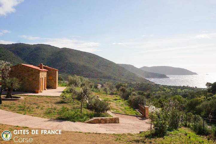 Gîte for 2 people, with garden and terrace in Corsica