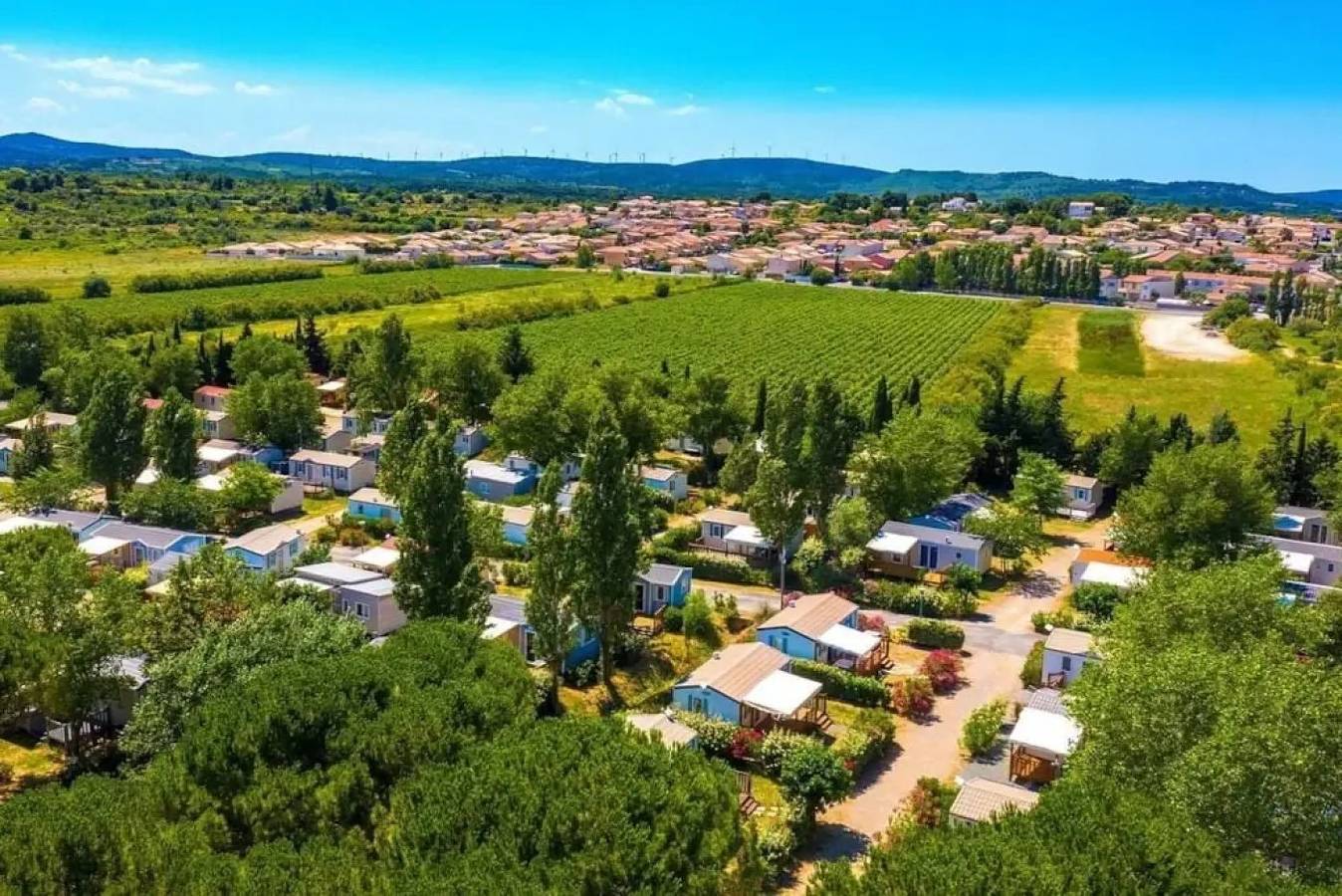 Zecamping 3* cottage Lv Bbq clim 6 pers in Sigean, Côte méditerranéenne (France)