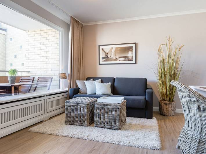 Ganze Wohnung, Moderne 2-Zimmer-Wohnung in Westerland mit Nord-Balkon und zentraler Lage in Westerland, Sylt (Gemeinde)