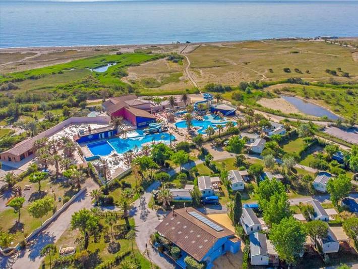 Camping Siblu Club Le Marisol Funpass inclus - Mobilheim 6 personen - Essentiel 2Sch 6P Signature Clim in Torreilles, Côte d'Améthyste