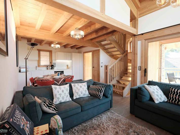 Chalet pour 6 personnes, avec balcon