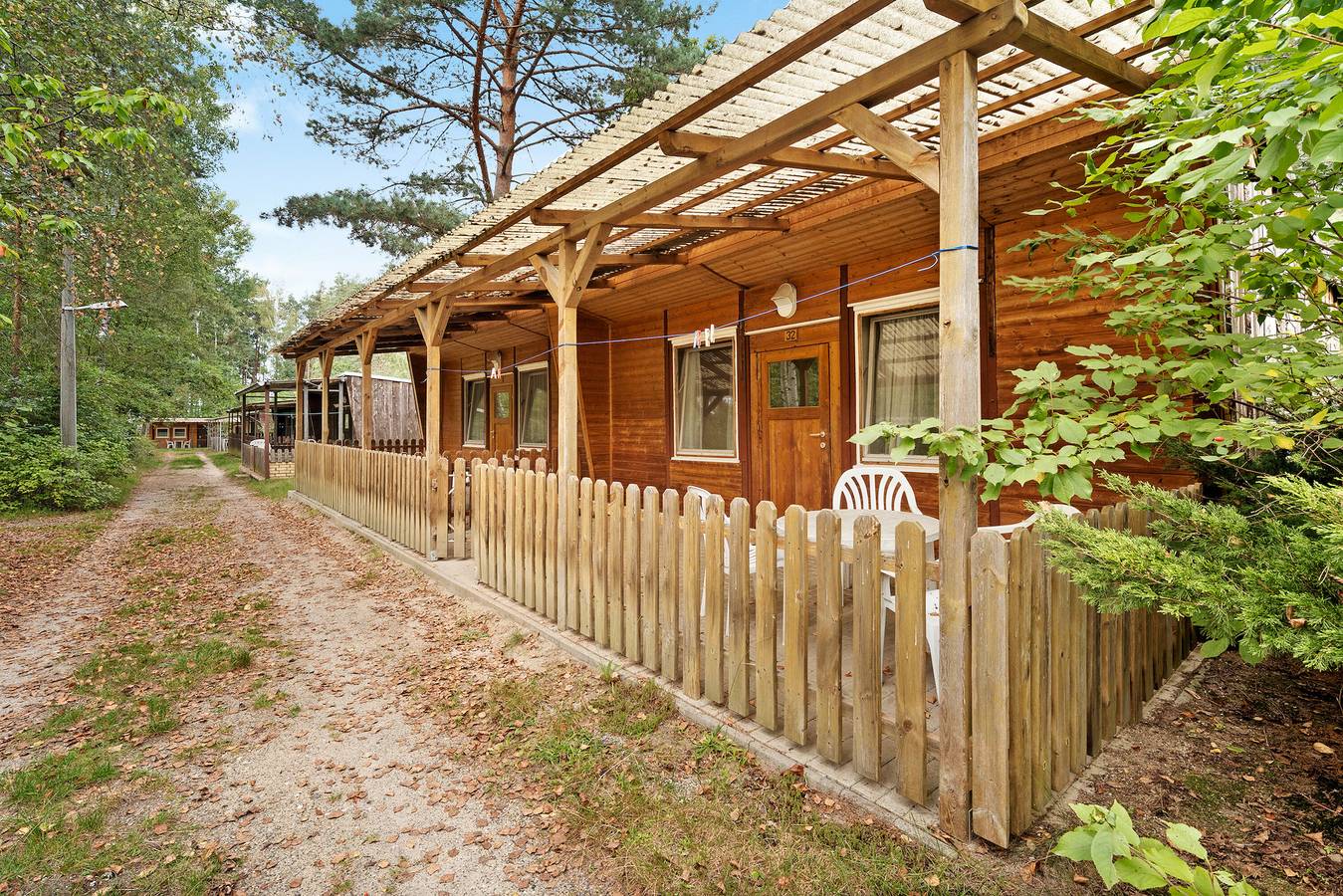 Bungalow '32 - Kimbucht' mit privater Terrasse und gemeinsamem Garten in Waldhufen, Oberlausitz-Niederschlesien