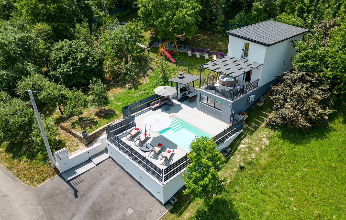 Ferienhaus für 8 Personen mit Ausblick in Zagreb und Umgebung