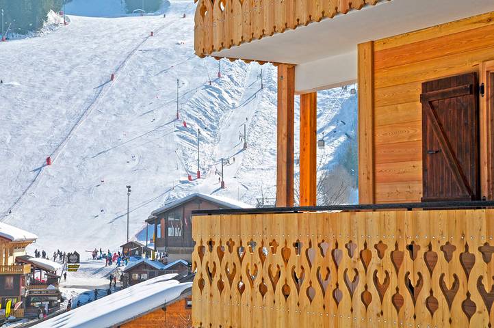 Apartamento vacacional entero, Apartamento de vacaciones para 10 personas con balcón in Châtel, Les Portes du Soleil