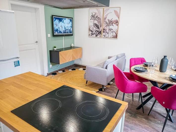 Appartement de vacances pour 2 personnes, avec jardin