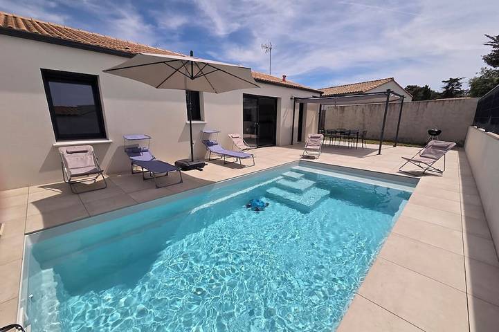 Villa pour 6 personnes, avec terrasse et jardin à Saint-Jean-de-Monts