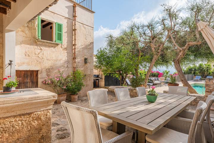 Ferienhaus 'Numero Uno' mit Meerblick, Wlan und Klimaanlage in Búger, Mallorca Inselmitte