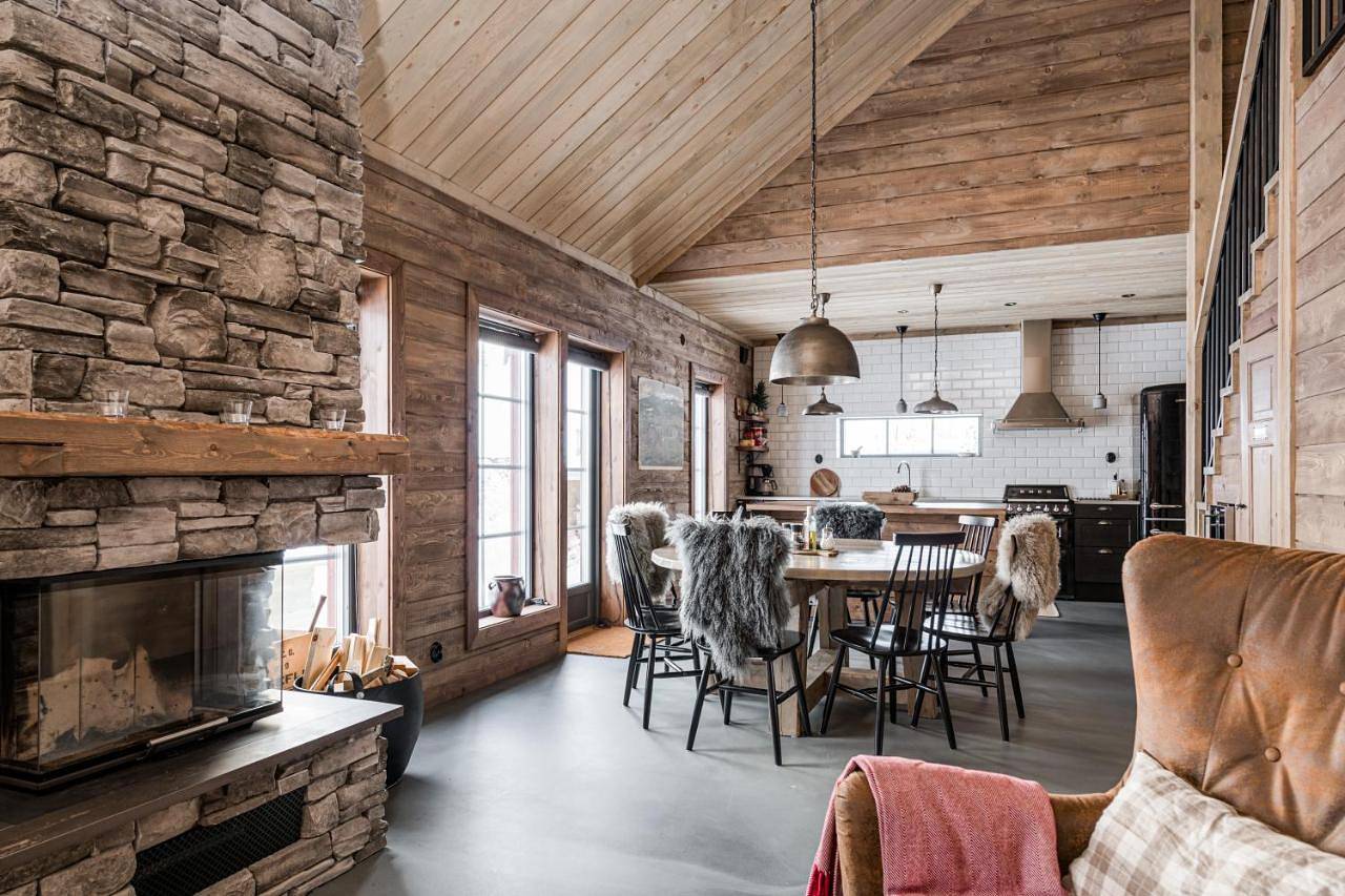 Luxurious cottage with sauna overlooking mountains in Vemdalen, Härjedalen