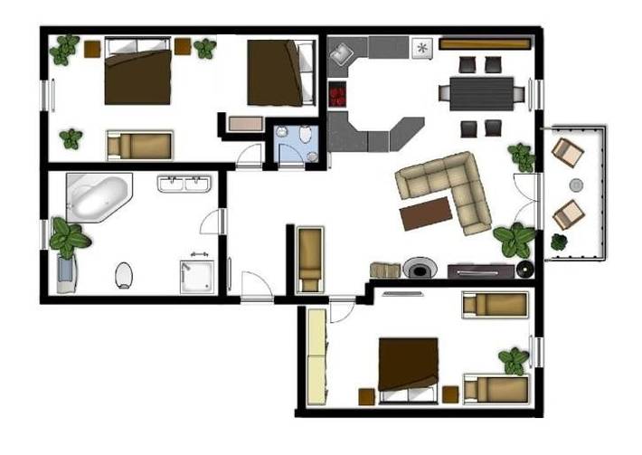 Gîte pour 10 personnes, avec vue ainsi que jardin et piscine à Plzeň - 2