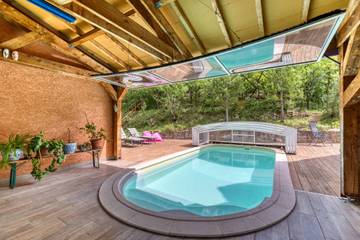 Chambre d’hôtes « Chambre Marissou » avec piscine partagée, terrasse et Wi-Fi