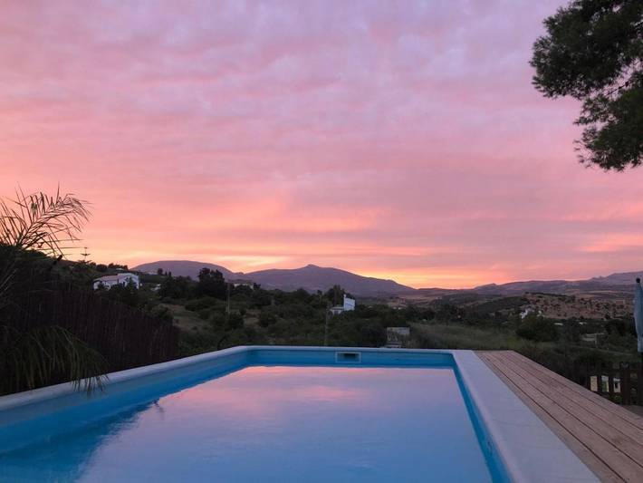 Chambre d’hôte pour 2 personnes, avec jardin ainsi que piscine et vue à Álora - 2