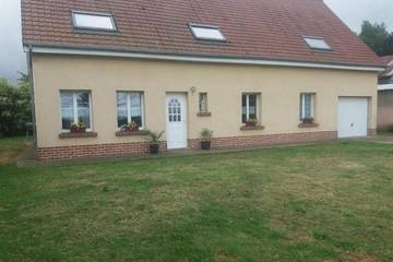 Location de vacances pour 15 personnes, avec jardin, animaux acceptés à Friville-Escarbotin