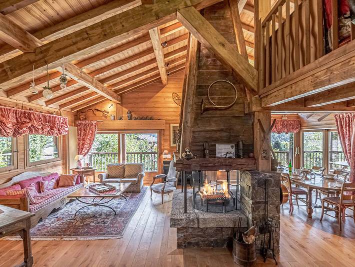 Chalet pour 8 personnes, avec balcon à Chamonix-Mont-Blanc