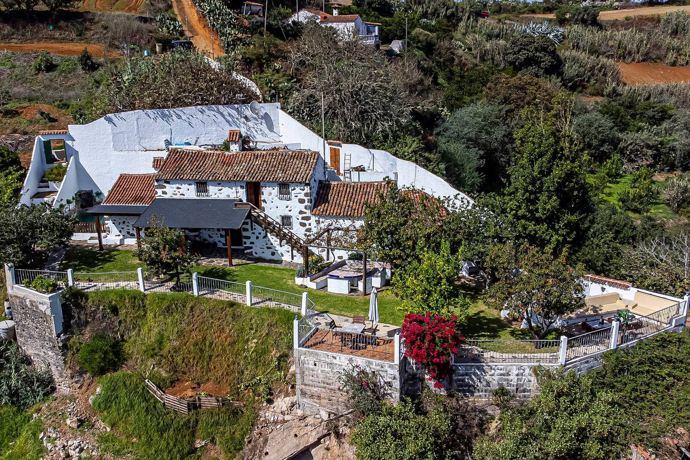 Casa vacacional 'Casa Rural El Majano' con vistas a la montaña, piscina privada y Wi-Fi in Moya, Gran Canaria Norte