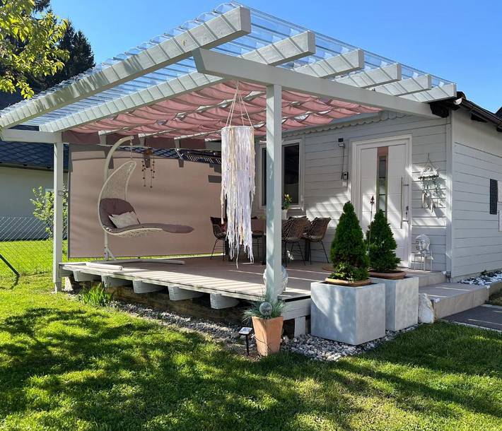 Ferienhaus für 2 Personen, mit Garten und Ausblick, mit Haustier
