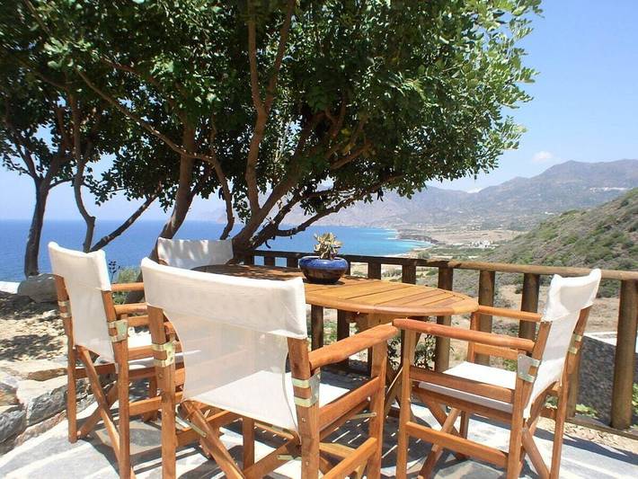 Strandhaus für 16 Personen, mit Terrasse und Garten auf Kreta