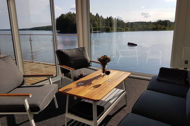 Angelparadies Småland, am See Rusken in Nydala, Ruskensee