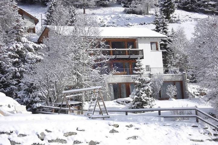 Ferienhaus für 4 Personen, mit Garten, mit Haustier in Oberengadin