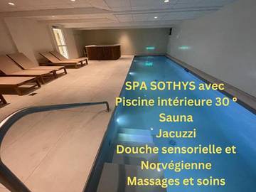 Hôtel pour 5 personnes, avec piscine ainsi que sauna et jacuzzi à Saumur