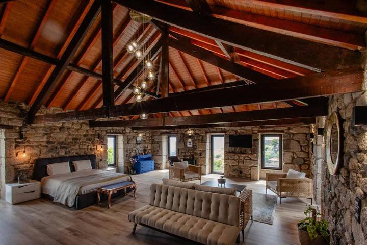 Casa de férias para 3 pessoas, com vista e terraço em Lamego