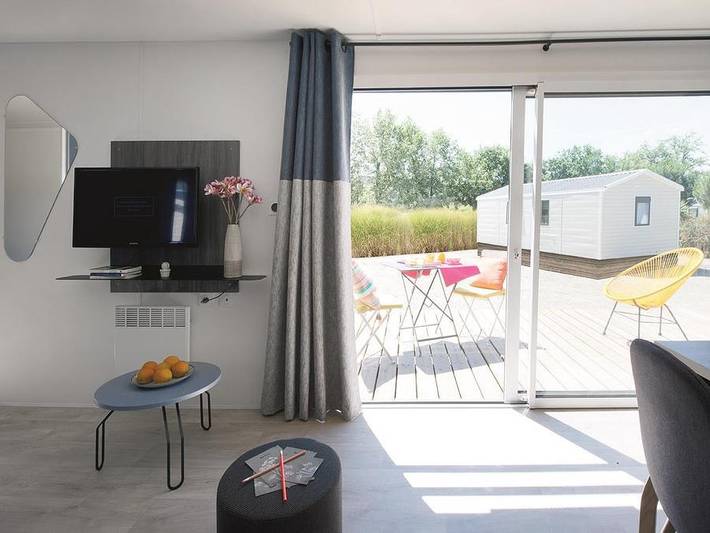 Camping Bleu Mer - Mobilheim 4 personen - Otello Duo Vip in Saint-Georges-de-Didonne, Côte de Beauté