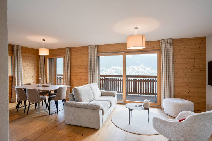 Ganze Wohnung, Dent-Blanche Resort - Wohnung 4 Zimmer in Riod, Hérémence