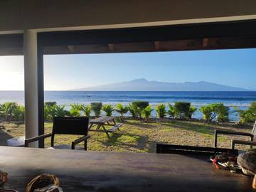 Cottage pour 8 personnes, avec vue et jardin dans Polynésie française