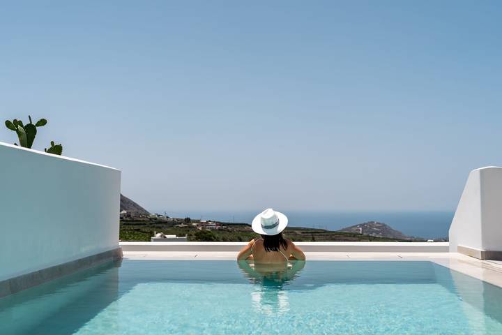 Ferienhaus für 2 Personen, mit Meerblick und Balkon auf Santorin - 2
