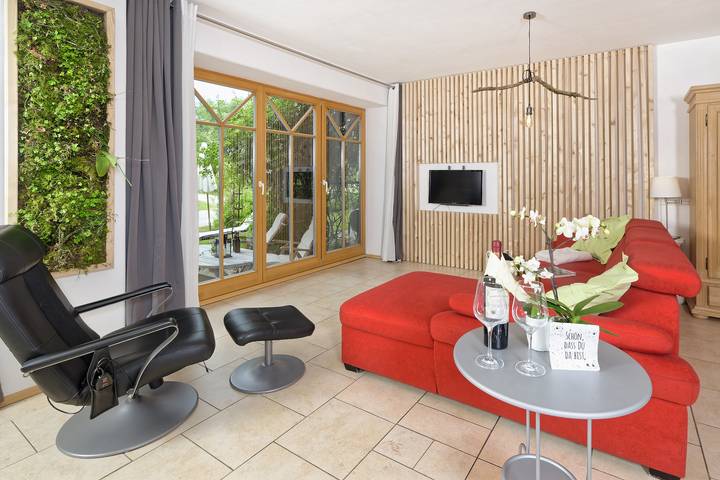 Ferienwohnung für 4 Personen, mit Balkon/Terrasse und Terrasse, mit Haustier in Rimsting - 2