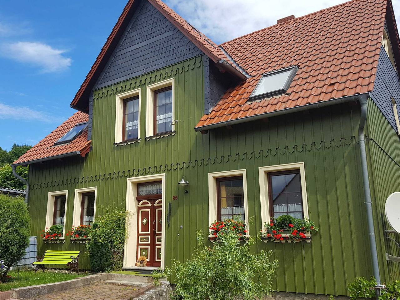 Ganze Ferienwohnung, Das grüne Haus am Hexenstieg in Rübeland, Harzvorland
