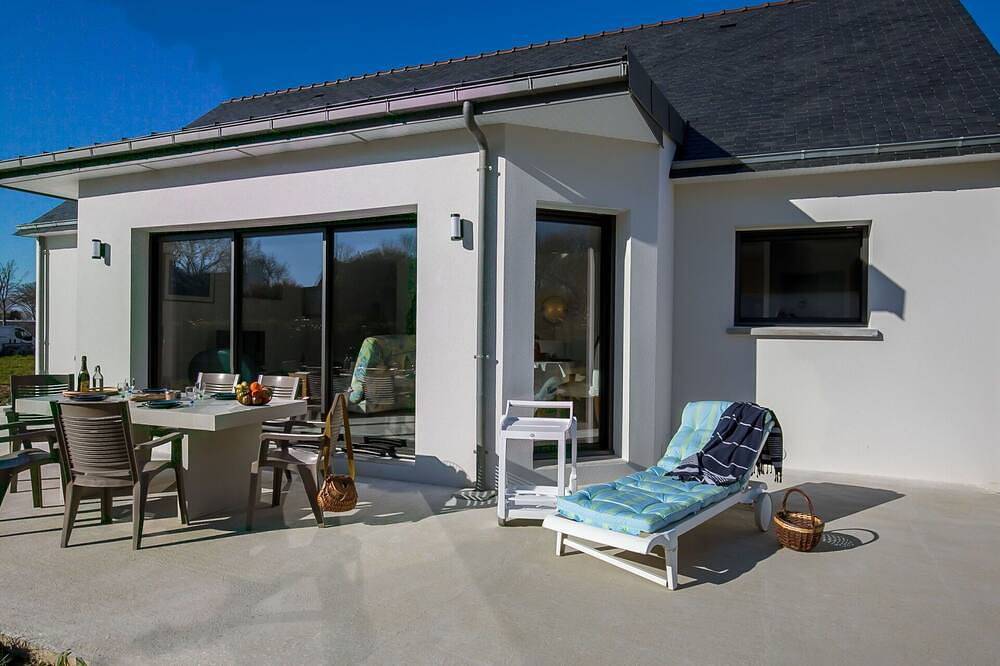 Estupenda casa de vacaciones privada con Wifi, Tv, terraza, mascotas permitida y aparcamiento in Fouesnant, Côte de Cornouaille