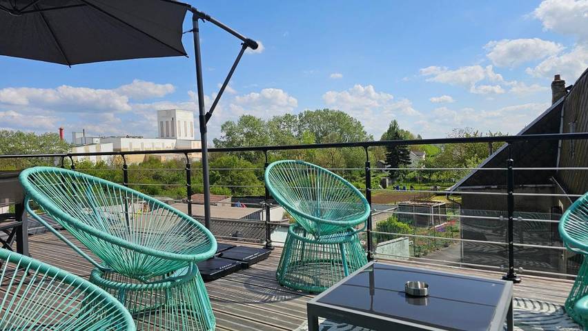 Gîte pour 8 personnes, avec vue et balcon à Florange - 4