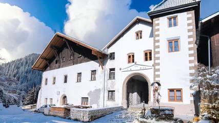 Ferienhaus für 10 Personen, mit Terrasse und Sauna in Pfunds