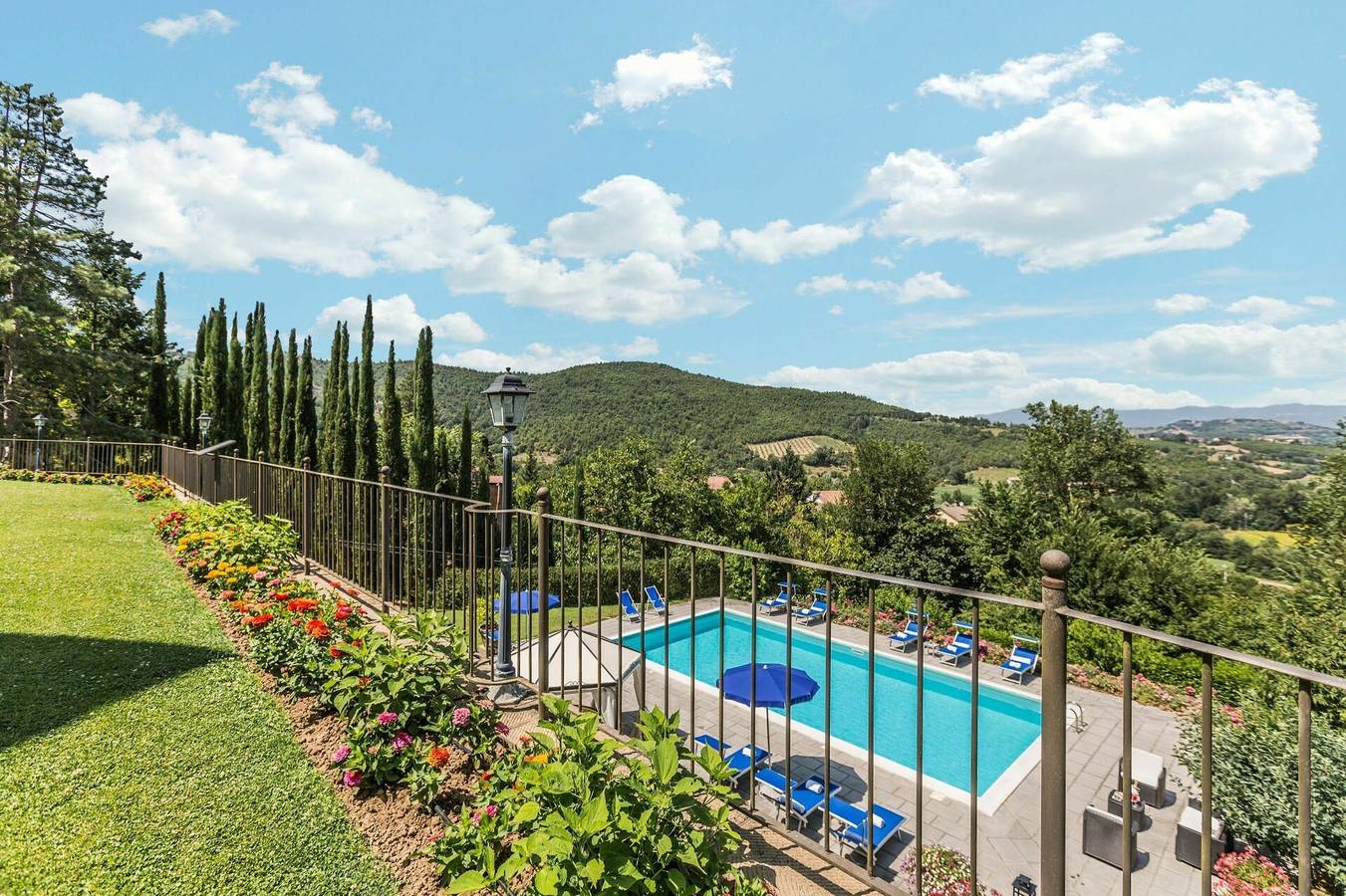 Villa für 12 Personen mit Balkon in Monterchi, Valtiberina