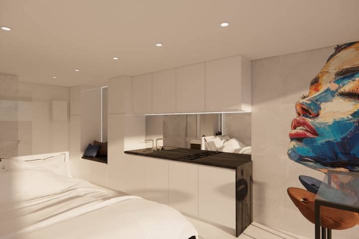 Gîte pour 2 personnes, avec terrasse et piscine dans Cap d'Agde naturiste