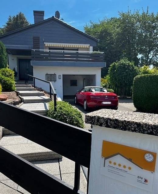 Ferienhaus für 6 Personen, mit Balkon und Terrasse sowie Garten und Ausblick in Erbach im Odenwald