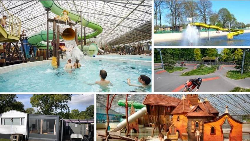 Ferienhaus für 6 Personen, mit Terrasse und Garten sowie Kinderpool und Pool