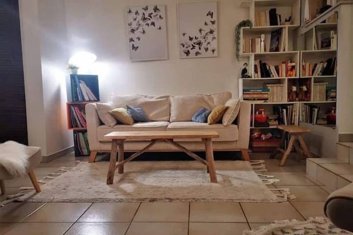 Gîte pour 4 personnes, avec jardin et terrasse à Tours