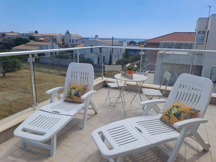 Casa vacanza per 2 persone, con Balcone e Terrazza nonché Giardino e Panorama a Marina di Avola