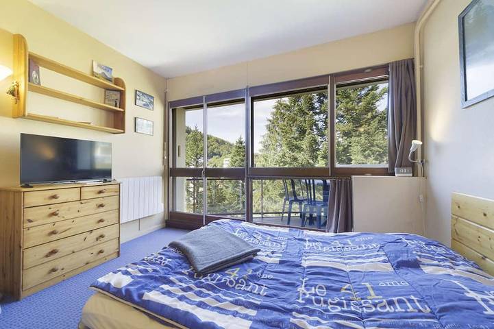 Ganze Wohnung, Studio im Resort mit Aufzug - Blick auf Skipisten in Gourette, Eaux-Bonnes