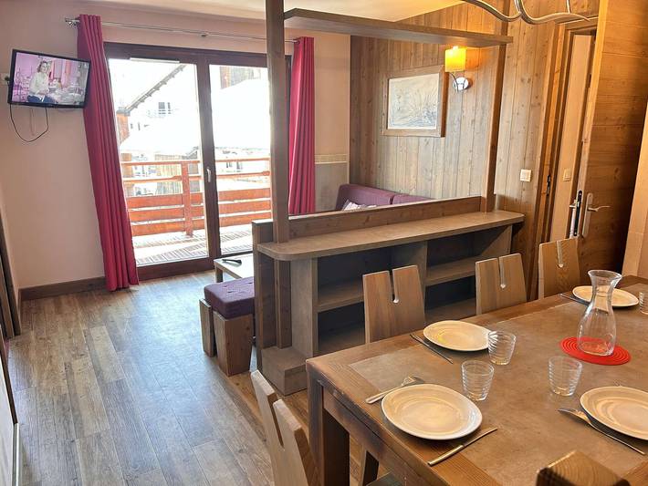 Appartement de vacances pour 8 personnes, avec balcon et piscine, animaux acceptés à Risoul