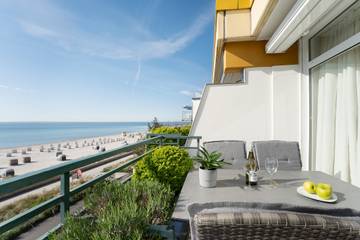 Ferienwohnung für 4 Personen, mit Sauna und Balkon, kinderfreundlich in Grömitz