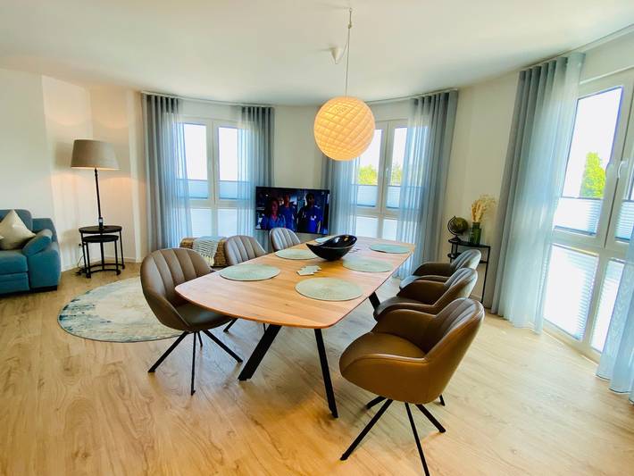 Ganze Wohnung, Ferienwohnung 'Möwenblick' mit Meerblick, Balkon und Wi-Fi in Duhnen, Cuxhaven