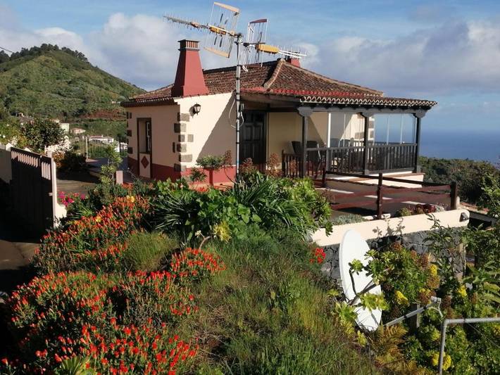 Casa rural para 3 personas, con vistas y jardín en La Palma